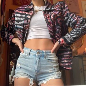 Unique, embroidered detail Jacket